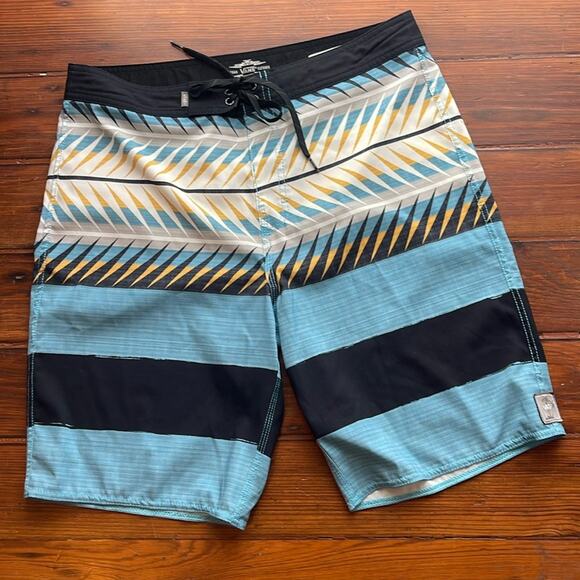 Vans Nathan Fletcher printed unlined surf swim board shorts sz 32 - Picture 1 of 6